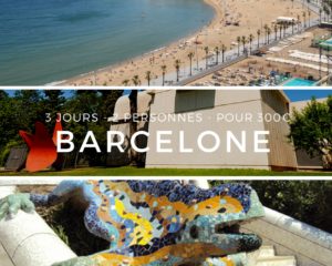 Plage de Barcelone, musée Gaudi, et Parc Güell