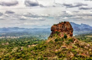 Panorama depuis le Rocher du Lion à Sigiriya, Sri Lanka