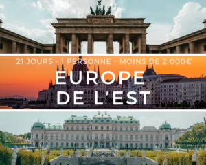 Photos de Berlin, Budapest et Vienne, trois capitales emblématiques d'Europe de l'Est avec leurs monuments iconiques.